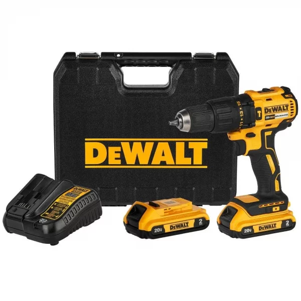 Parafusadeira Furadeira de Impacto Brushless 1/2 Pol. com 2 Baterias 20V Li-Ion Carregador Bivolt e Maleta - DEWALT-DCD7781D2-BR